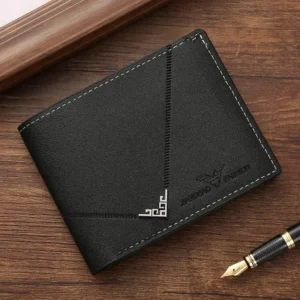 Portefeuille Homme Minimaliste Cuir – Porte-Cartes RFID Poche