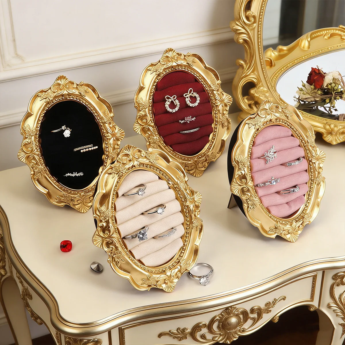 Présentoir Bijoux Vintage Raffiné – Cadre Photo Européen