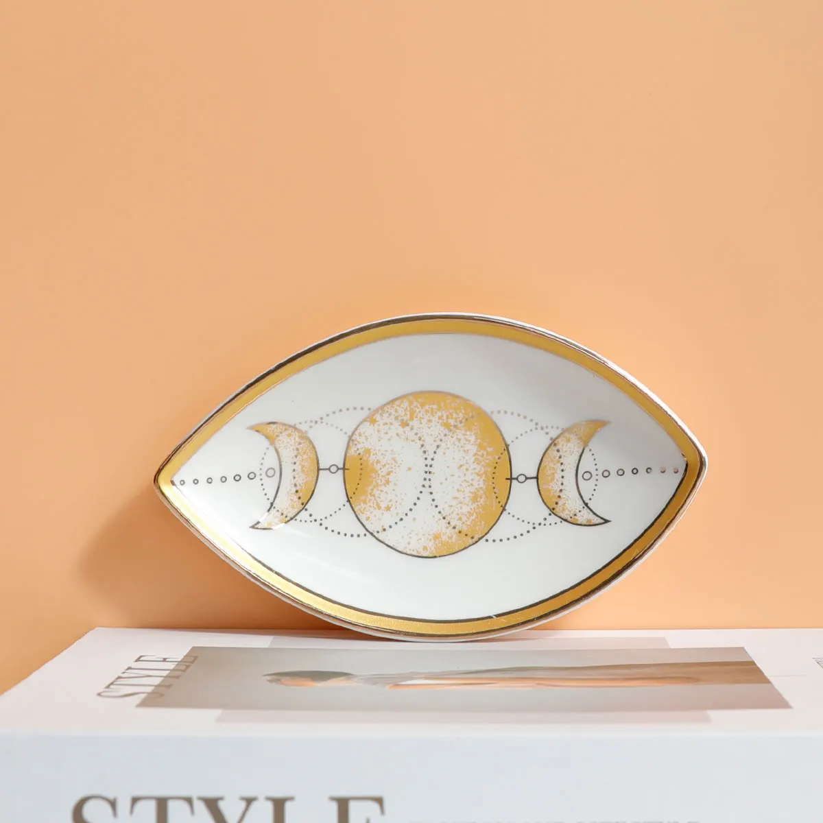 Plateau Bijoux Œil Protecteur Original – Vide-Poche Céramique