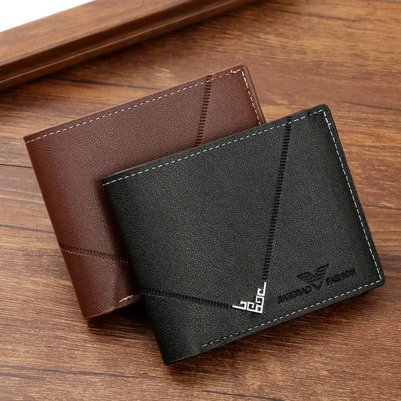 Portefeuille Homme Minimaliste Cuir – Porte-Cartes RFID Poche