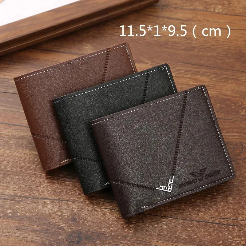 Portefeuille Homme Minimaliste Cuir – Porte-Cartes RFID Poche