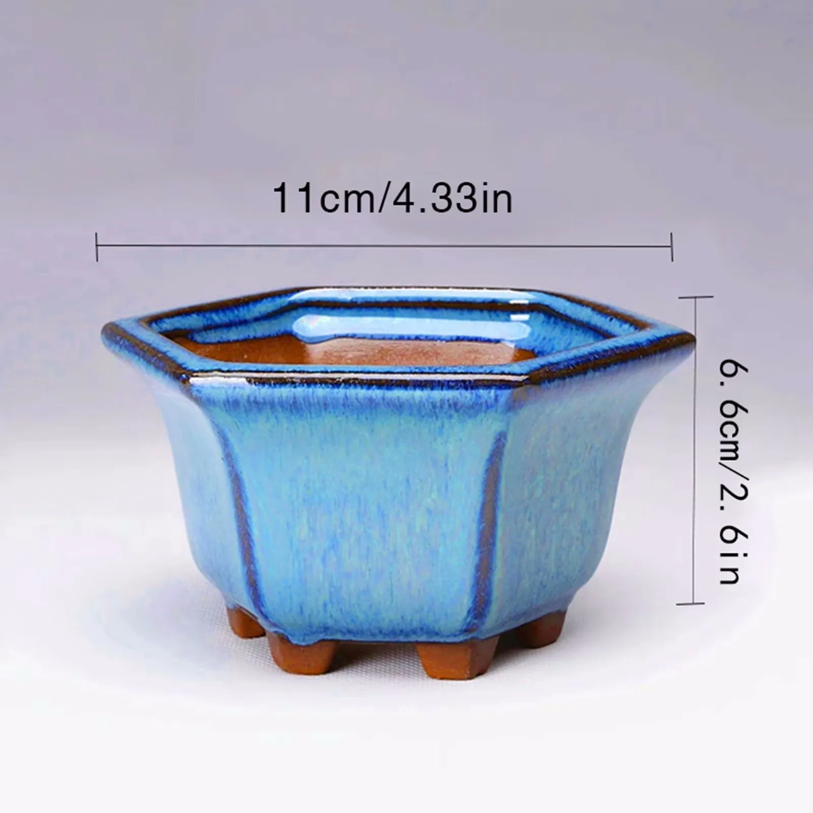 Pot Bonsaï Grès Chinois Traditionnel – Jardinière Percée Zen
