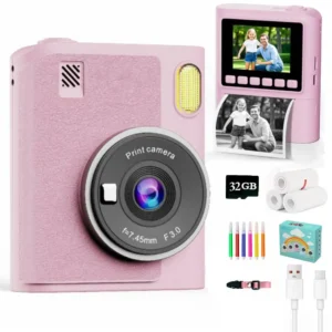 Appareil Photo Enfant Zoom 8X – Caméra Vidéo HD Cadeau Noël