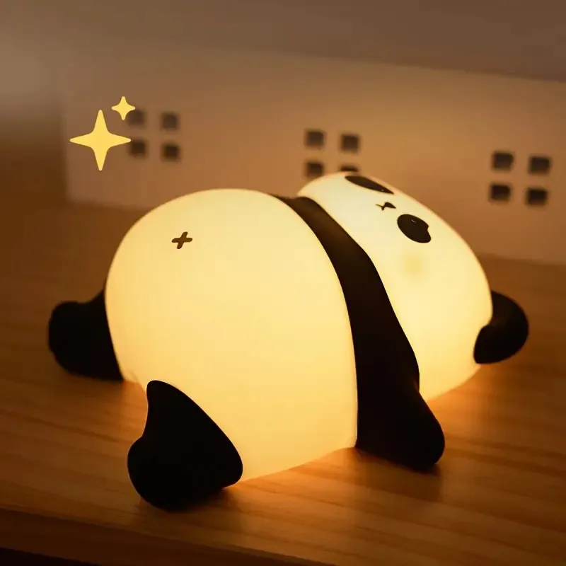Veilleuse Lapin Silicone Tactile – Lampe Bébé Enfant Douce