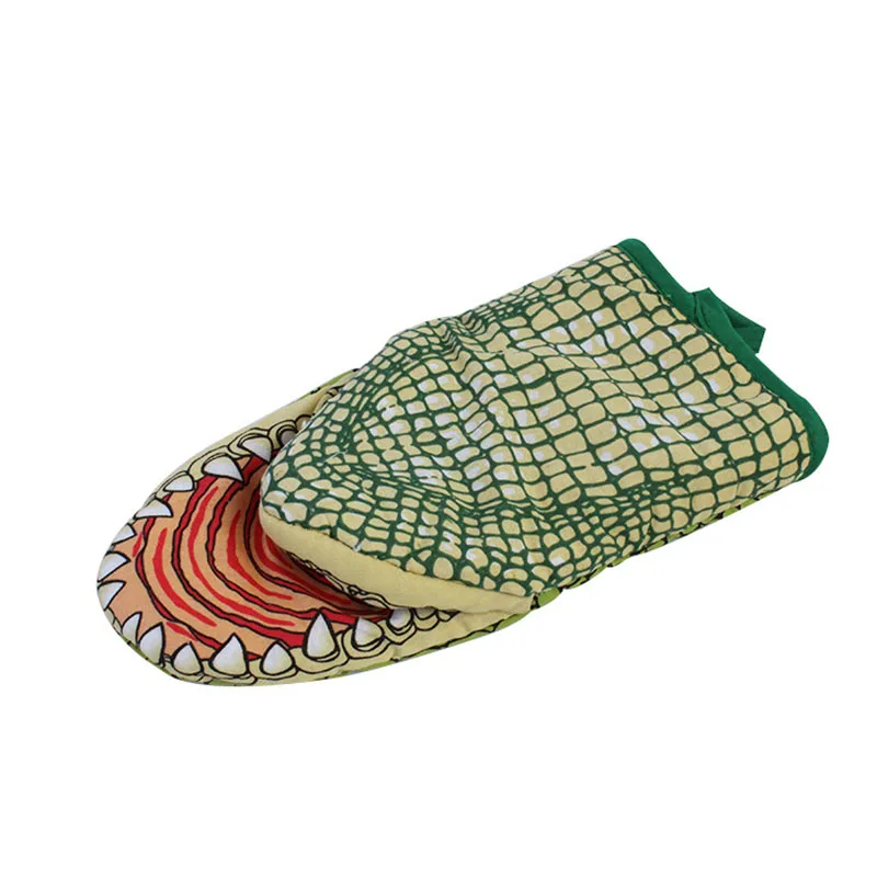 Gant Micro-Ondes Crocodile Épais – Duo Maniques Coton Cuisine