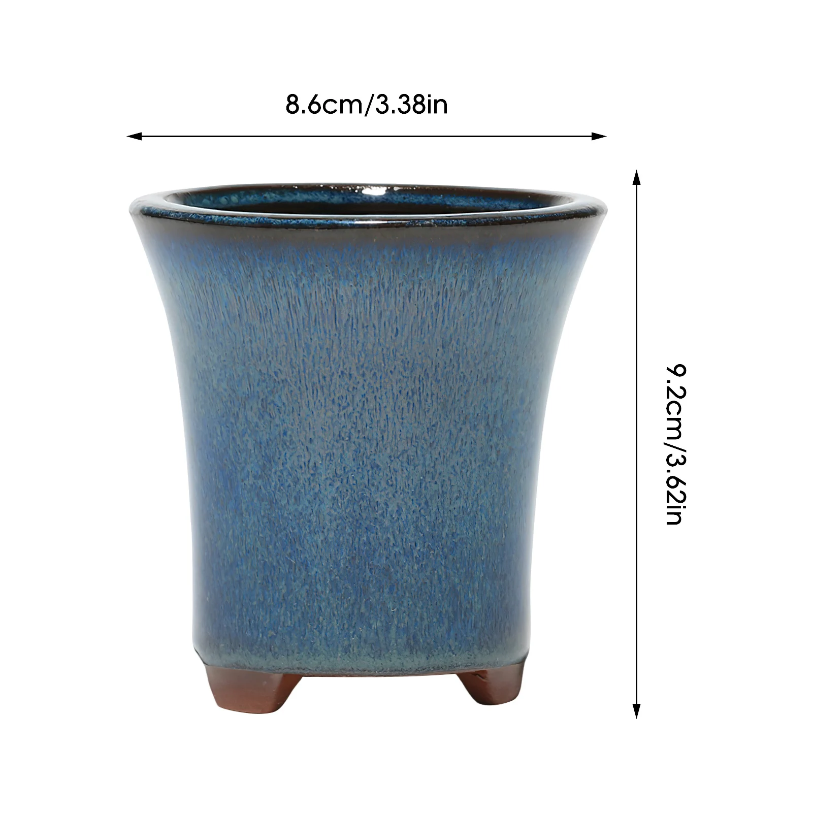 Pot Bonsaï Grès Chinois Traditionnel – Jardinière Percée Zen