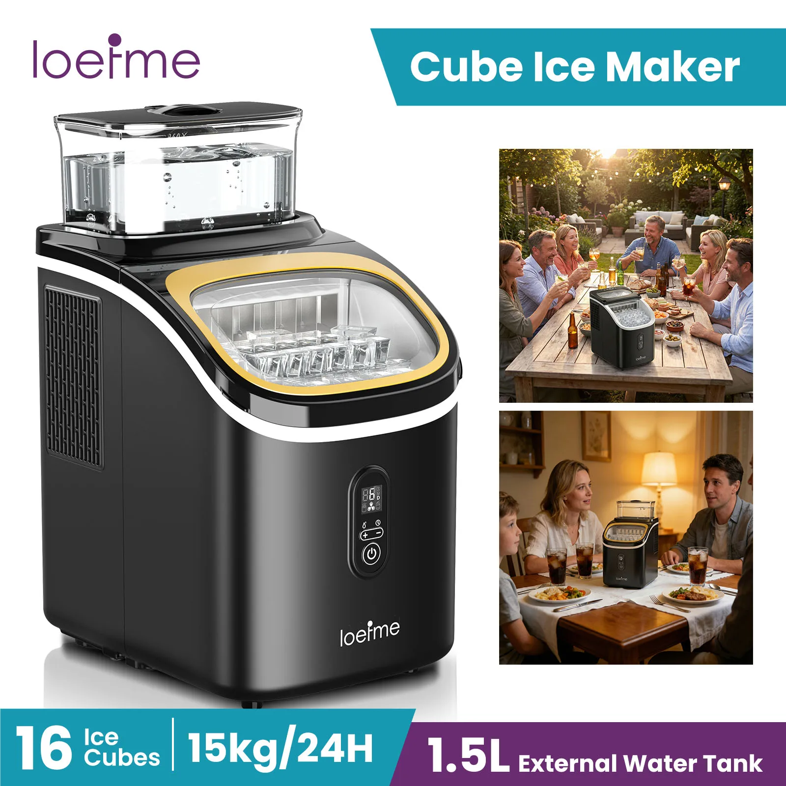 Machine à Glaçons Rapide Compacte – Appareil Cuisine Bar